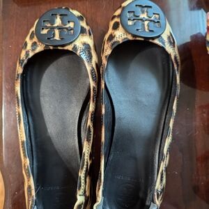 Tory Burch Leopard Flat Size 8